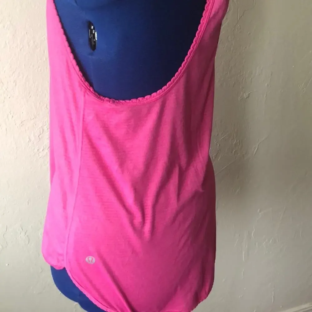 Lululemon Principle Pink Tank Top Size 4